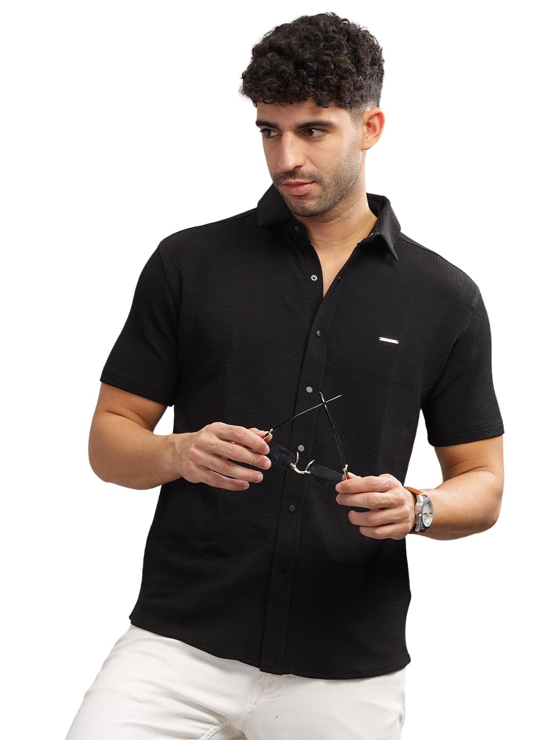 Parcel Yard Shirt for Men | Mens Casual Shirt | Men Stylish Shirt | Men Cotton Shirt | Men's Regular Fit | Men Formal Shirt | Plain Shirts for Men || Men's Half Sleeve Shirt || Shirts