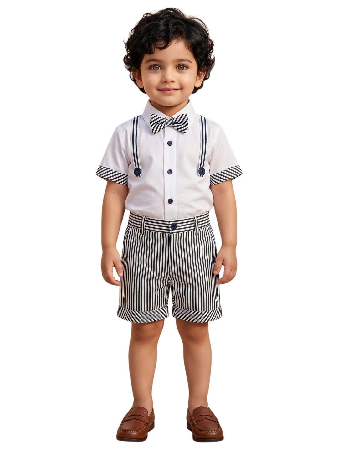 AJ DEZINES cord set for boys | kids clothes for boys | Stylish Stripe Printed Shirt & Shorts | Shirt and Short Made Up in Cotton | Perfect for Everyday Birthday & Occasional For Kids
