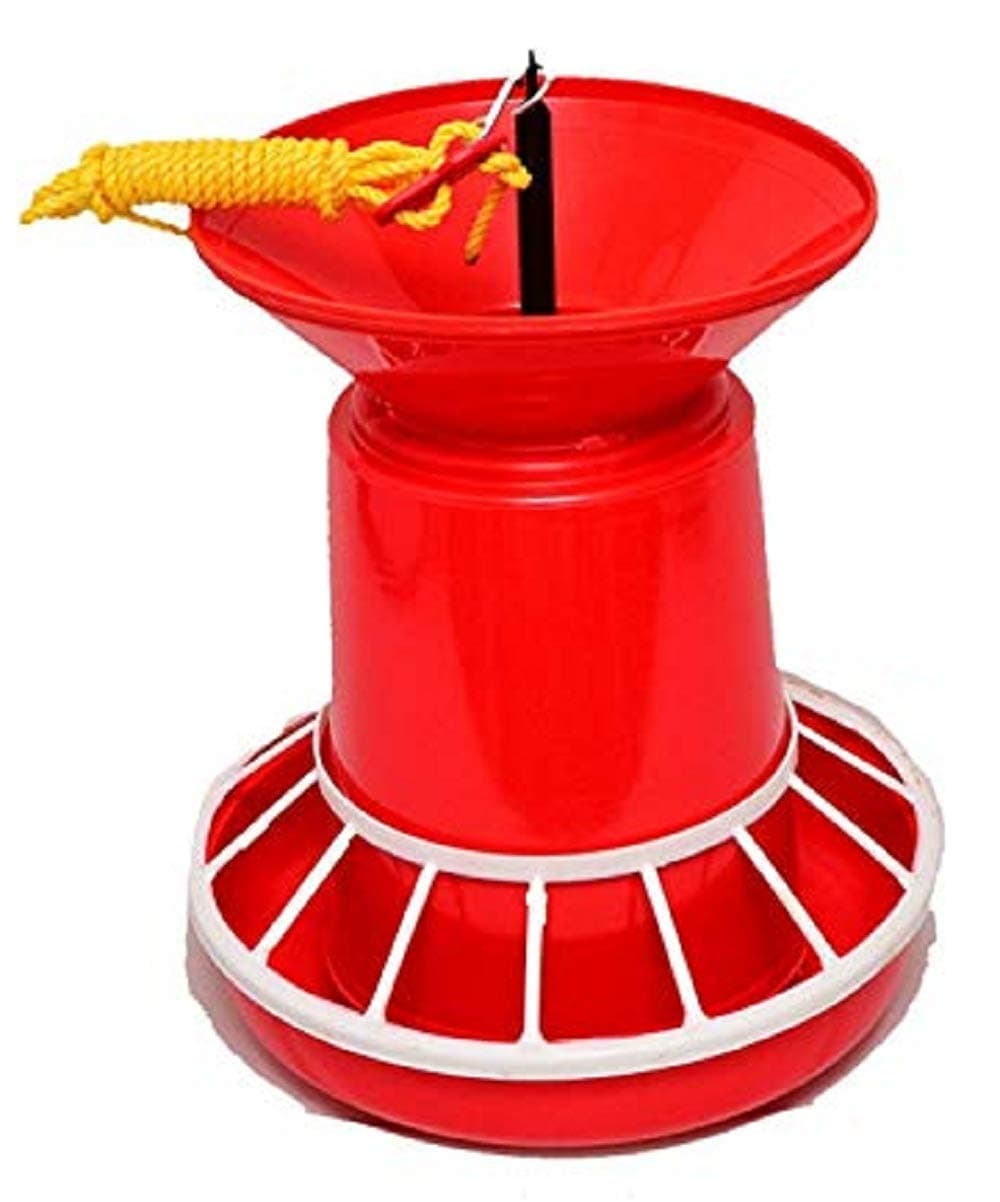 Praish 8 Kg Semi Automatic Nova Feeder (Red)