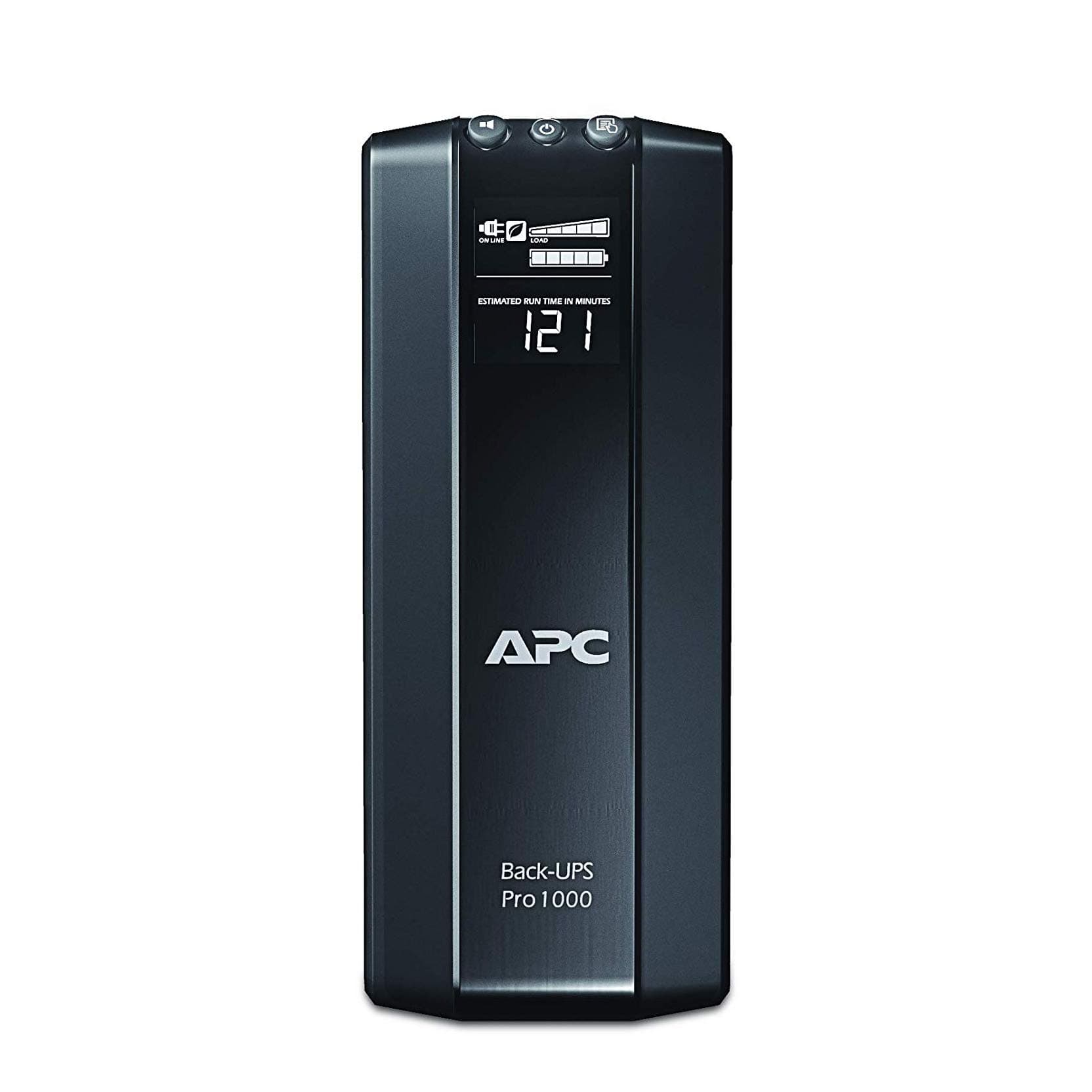 APC Back-UPS Pro BR1000G-IN 1000VA / 600W Premium UPS | Backup for Editing Setup, Workstation & Home Office | LCD Display | 6 Backup Outlets | 2 Year Warranty
