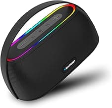 Blaupunkt 2025 Launch ATOMIK Grab 20W Party Speaker Boombox, Unbelievable Loud & Clear Music I Portable Carry Handle | A Perfect Carry Around Sound Partner for Outdoors I Light Weight Grab on the GO