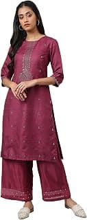 W for Woman Women's Polyester Regular Fit Casual Kurta