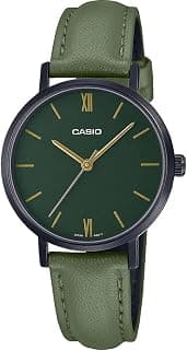 Casio Enticer Ladies Analog Green Dial Women LTP-VT02BL-3AUDF (A2002)