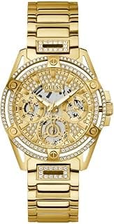 GUESS Stainless Steel Analog Beige Dial Women's Watch-Gw0464L2