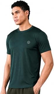CHKOKKO Gym T Shirts for Men Workout Activewear Solid Quick Dry Sports Tshirt for man Breathable Lightweight Half Sleeve Regular Fit Round Neck Running Boys T Shirt