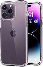 CEDO iPhone 14 Pro Clear Case | Soft Flexible Slim-Fit | Full Body 360 Protection Shock Proof TPU Back Cover (Transparent)