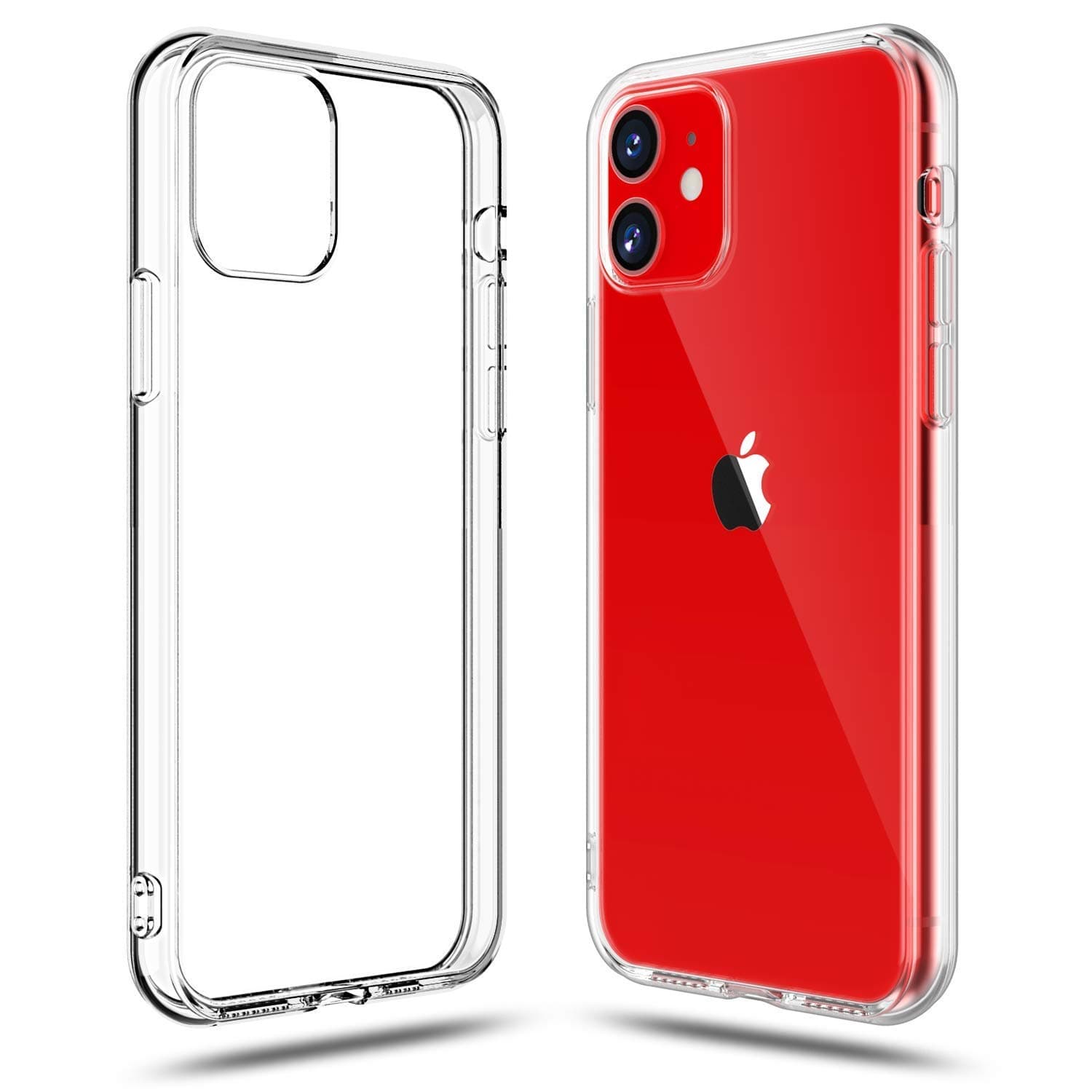 CEDO iPhone 11 Clear Case | Soft Flexible Slim-Fit | Full Body 360 Protection Shock Proof TPU Back Cover (Transparent)