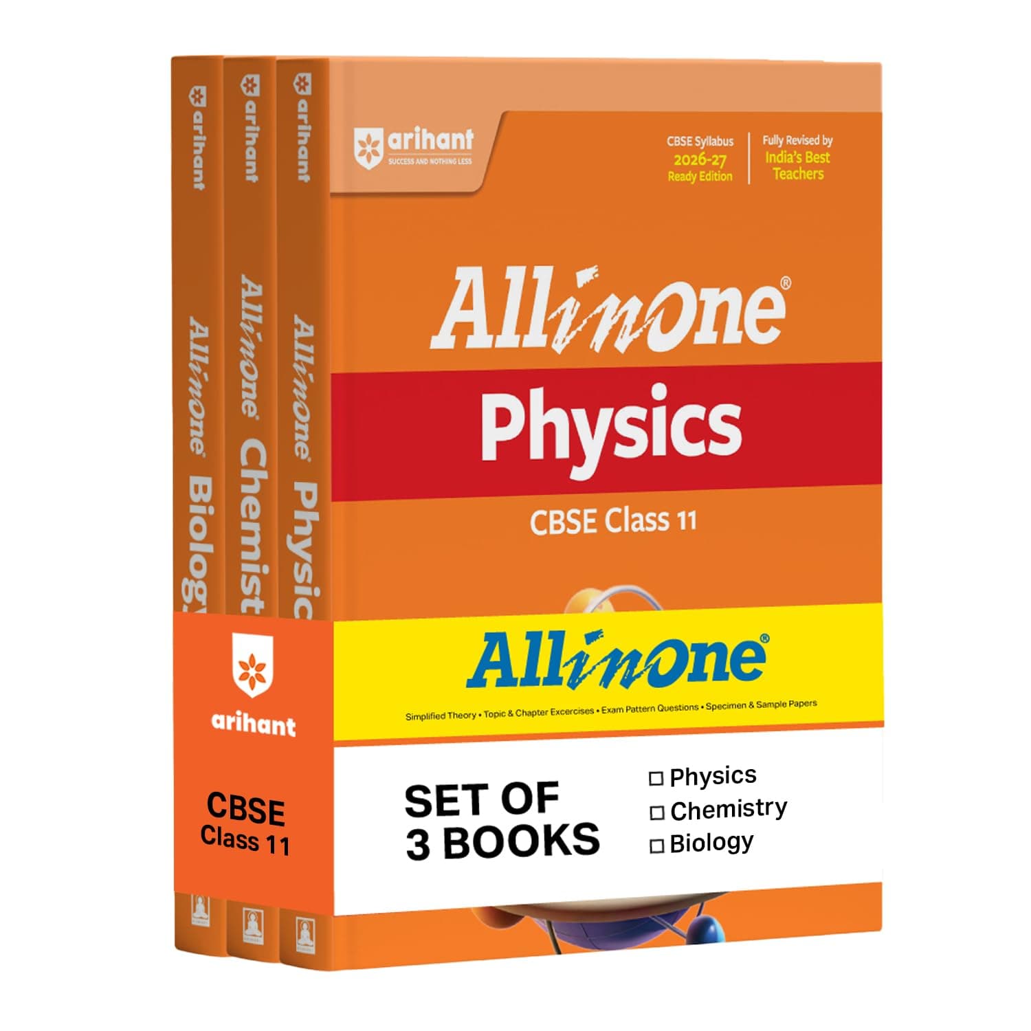 All in One Physics,Chemistry,Biology Class 11 for CBSE Exam 2026-27 | NCERT Based Complete Theory, Practice Exercises, CBQs, A-R, Sample Papers & Mind Maps | Revised Edition as per Latest Syllabus