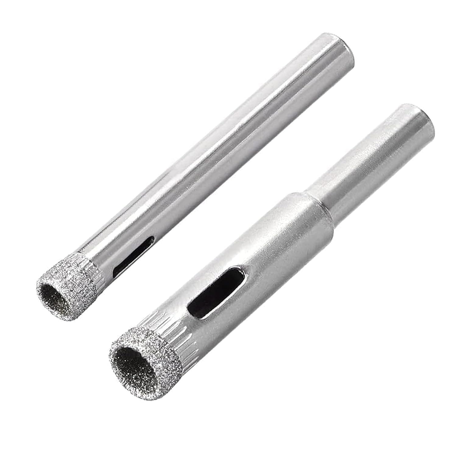 NityaEcommerce 6mm & 8mm Diamond Coated Hole Saw Drill Bits (2pcs) – Glass, Tile, Ceramic, Marble, Rock & Porcelain Cutting Tool – Precision Core Bit Set for Rotary Drill