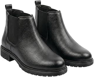 viblush Men's Synthetic Leather Lightweight Comfortable Trendy Outdoor Casual Shoes Slip On Chelsea Boots High Tops, Soft Cushioned Insole, Comfortable Fit, Trendy, Stylish Boots