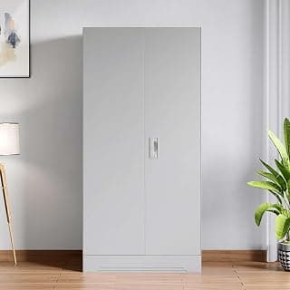 Interio by Godrej Slimline 2 Door Steel Almirah (Finish: Body & Door - Royal Ivory Color)