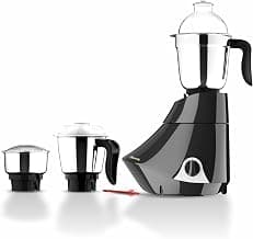Butterfly Smart 750W Mixer Grinder with 3 Jars | Multipurpose Jars - 3 Stainless Steel | Heavy Duty Motor | 2 Years Manufacturer Warranty | Ink Blue