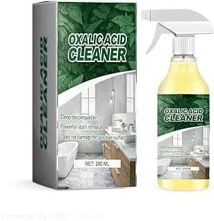 Oxalic Stain Remover, Multi Purpose Oxalic Cleaner, Multi-Purpose Spray for Stain Removing and Bathroom Cleaner, Household Surface Cleaning, Each 200ml (1)
