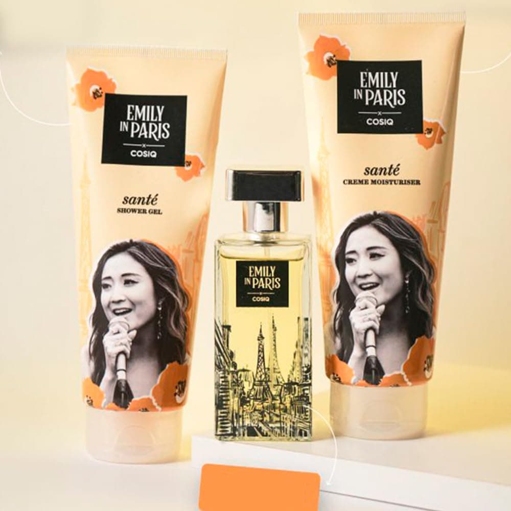 Cos-IQ EIP Mindy's Sante Fragrance & Skin Gift Set for Women | Eau De Parfum, Shower Gel & Moisturizer Trio, Long-Lasting Scent, Glowing Skin, Gift-Ready