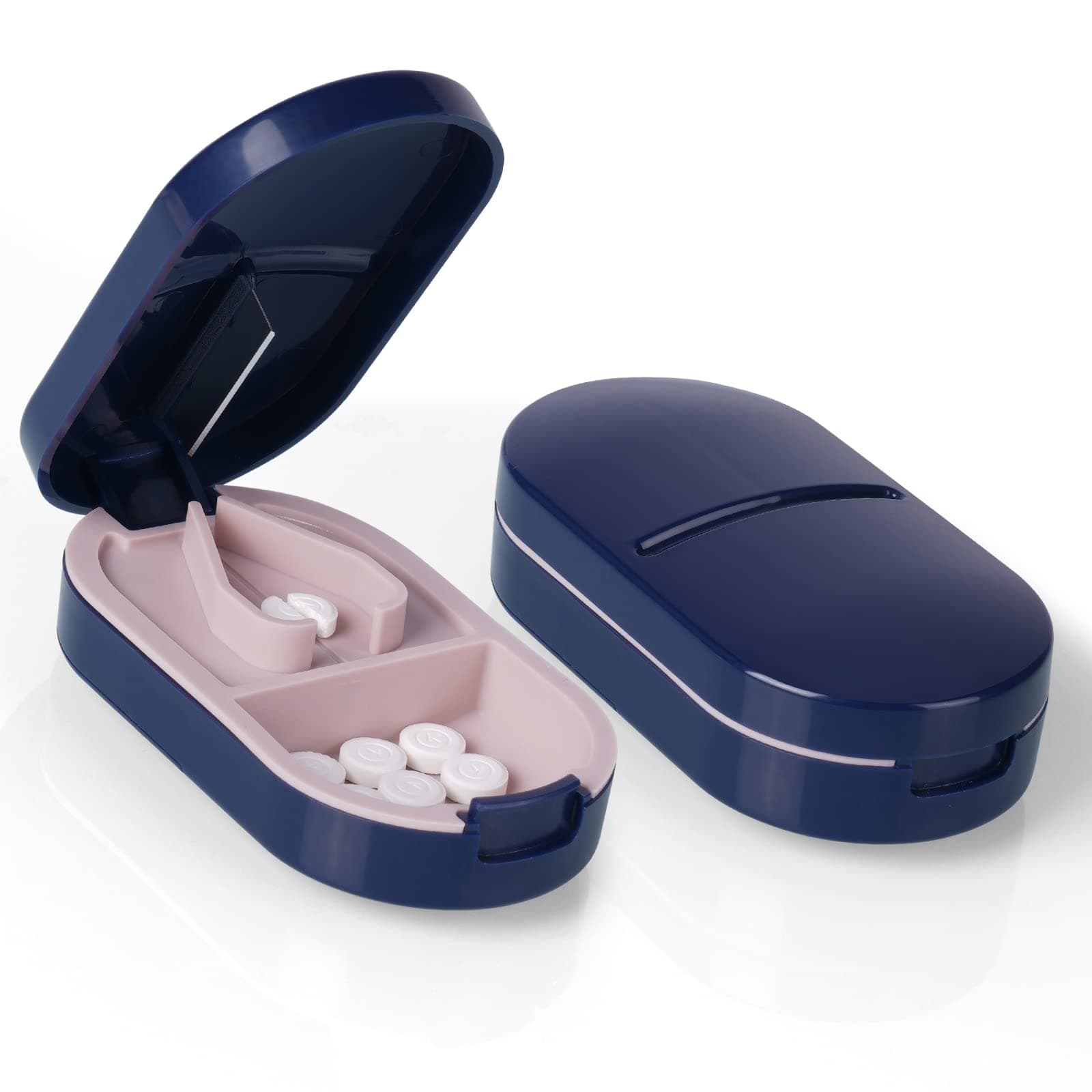ACWOO Pill Cutter, Tablet Separator with Blade, Pill Cutter For Small and Large Pills, Portable Pill Separator For Slitting Pills And Carrying Your Medicine