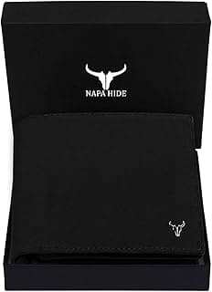 NAPA HIDE Leather Wallet for Men (Black Hunter)