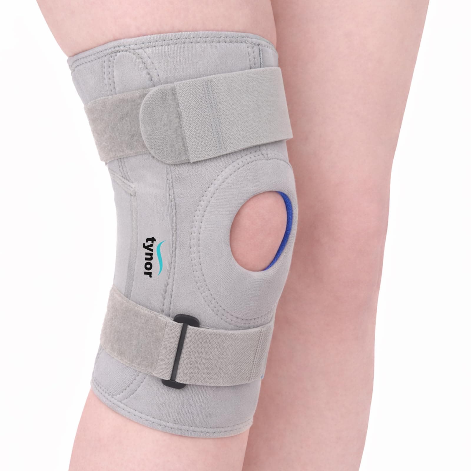 Tynor Knee Support Hinged (Neoprene), Grey, XXL, 1 Unit