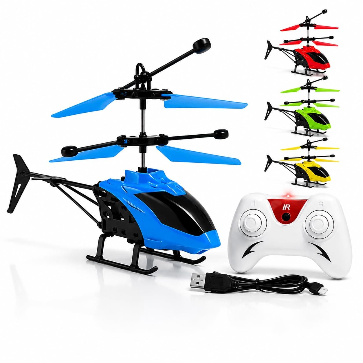 TARUVI Hand Controlled RC Helicopter | Infrared Gesture Sensor | Altitude Hold | Rechargeable Flying Toy for Kids & Adults | USB Charging | Indoor Outdoor | Multicolor
