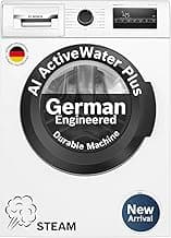 Bosch 8 kg 5 Star Front Load Fully-Automatic Washing Machine, AI ActiveWater, 15 Wash Programs, Removes 99.9% Germs with Steam, No Tangle or Wrinkle,White, WAJ28260IN