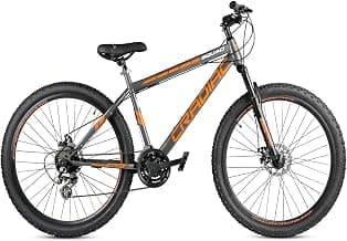 CRADIAC Squad 21 Speed High Performance Steel Mountain Cycles for Men with Front Suspension & Dual Disc Brake 21 Geared MTB Bike 29 T | Ideal for 15+ Years, Unisex, Frame Size : 18.5 inch