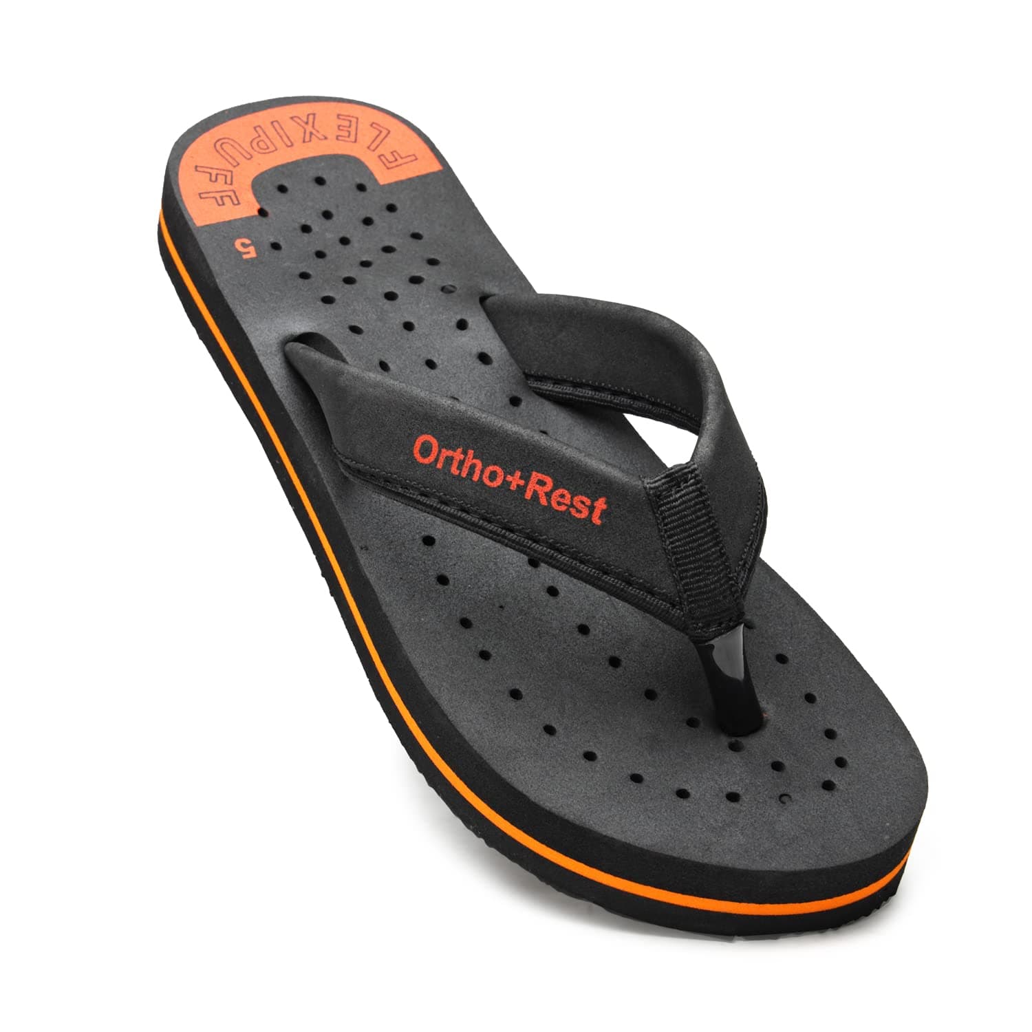 Ortho + Rest Women's Ortho Comfort Flip Flops | Soft Cushioned Footbed | Orthopedic Slippers for Girls and Ladies, Home Wear Slipper | Casual Footwear