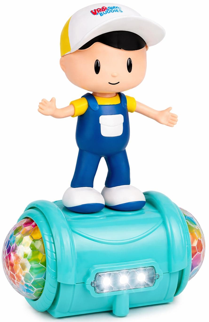 Goyal's 360 Degree Rotating Musical Dancing Fashion Boy Toy Figure with Attractive Multi Color Flashing Lights