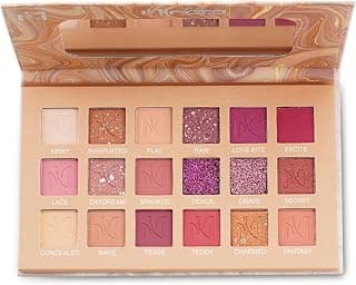 MINARA Nude Eyeshadow Palette (18 colors) 18 gm(Multicolor)| Matte|Shimmer | Beginner Friendly & Long Lasting Eye Shadow Palette
