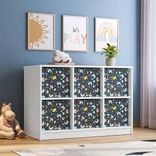 Wakefit Trove Kids Toy Storage | Spacious & Durable Toy Organizer | Kids Storage Organizer for Soft Toys, Books & More | Baby Storage Cabinet | Frosty White