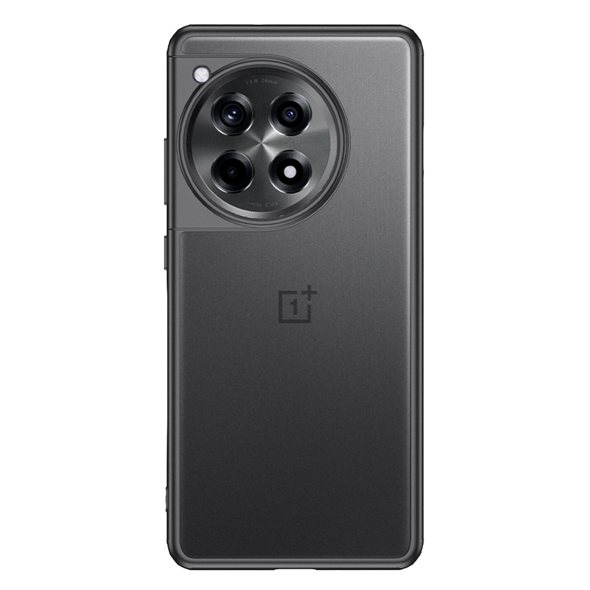 DailyObjects Thermoplastic Polyurethane Case for OnePlus 12R, Black Frosted Slim Shockproof Back Cover