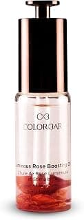 Colorbar Luminous Rose Boosting Oil, 35 ml | Rich in Pro Vitamin A, Vitamin C, Vitamin E | Hydrate, slow down aging, nourish deeply | Makes skin look healthy