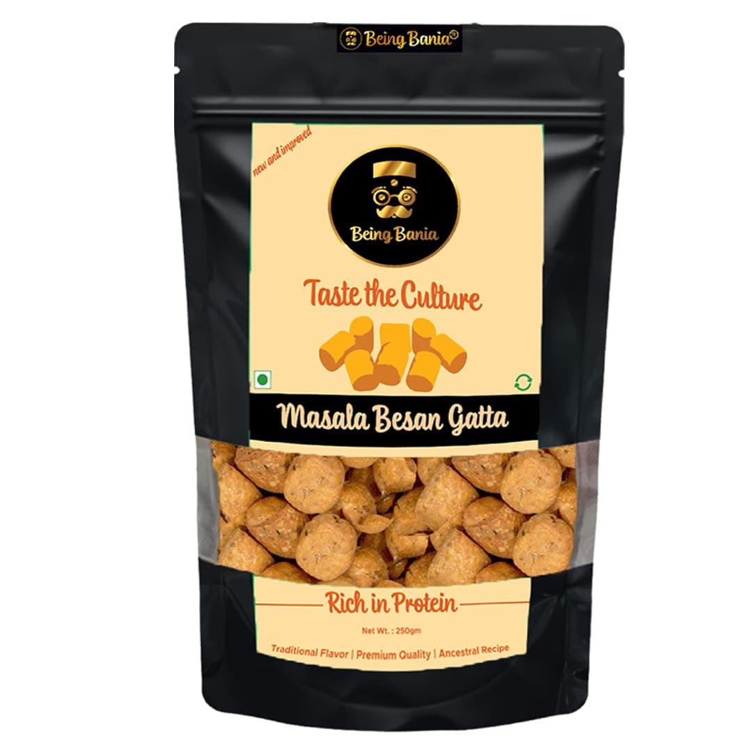 Being Bania Besan Gatta - Gatte , 500g | Marwari Gatta Sabzi | Rajasthani food | Home made | Ready to cook