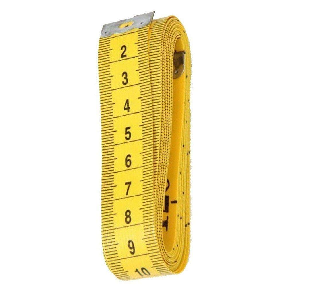 Eclet Durable Soft Sewing Tailor Tape Body Measuring Dress-Making Measure Ruler, 1.50 Meter, 150 cm, Multicolour(B)