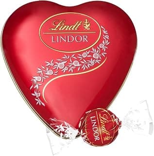 Lindt Lindor Chocolate Gift Pack Heart Tin Box 62.5 Grams
