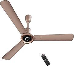 atomberg Studio Nexus Smart 1200mm BLDC Ceiling Fan with IoT & Remote Control | BEE 5-star | New Blade Design | High Air Delivery with Moonbeam Light | Low noise | 5 Year Warranty| Rose Gold