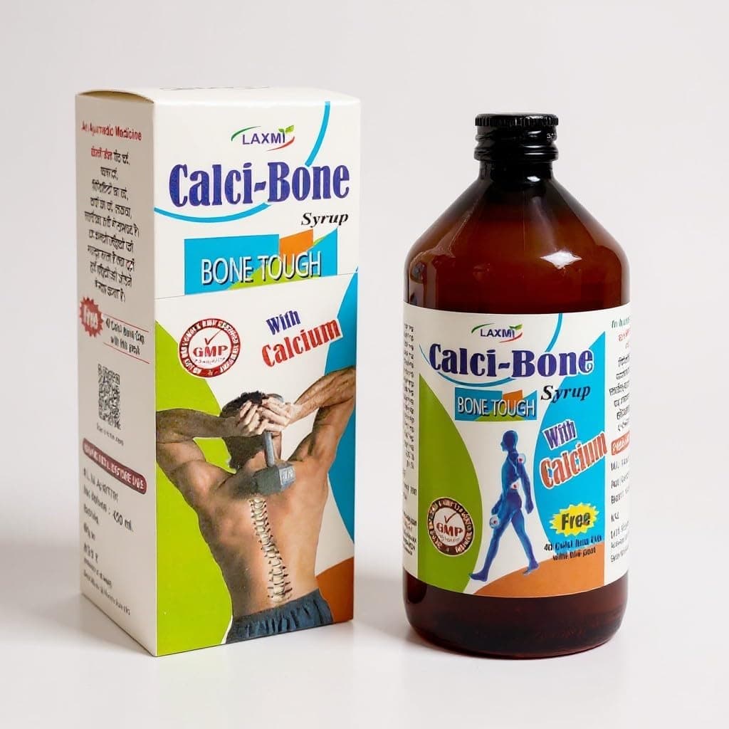 CALCIBONE Ayurvedic Joint Health Syrup 450ml | Herbal Bone & Joint Wellness Tonic | Supports Mobility, Flexibility & Bone Strength | Natural Ayurvedic Health Supplement