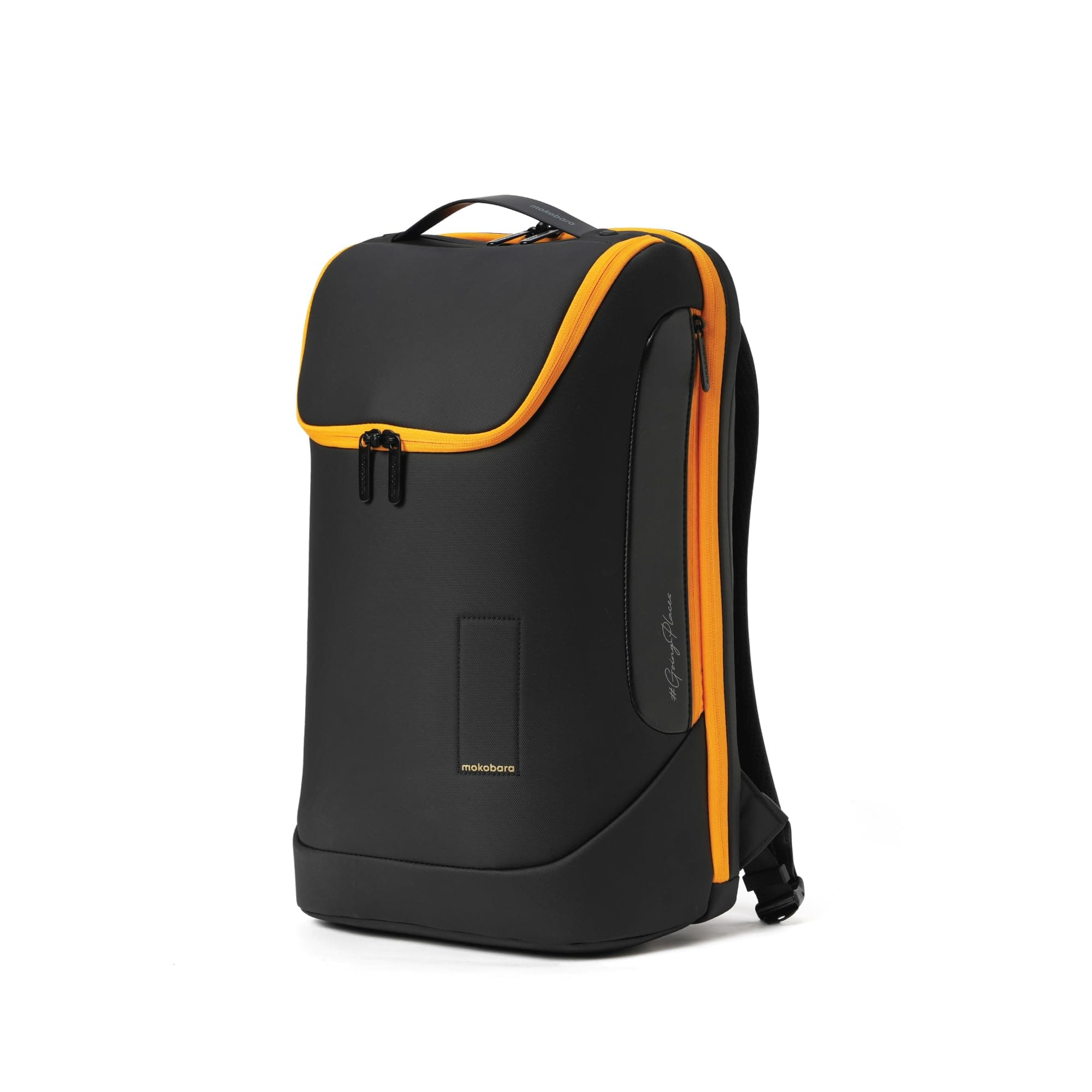 MOKOBARA The Transit Backpack 2.0 30L Premium Nylon15.6 Unisex Multipurpose Laptop Backpack for Men and Women (Money Moves Sunray, Black & Yellow)