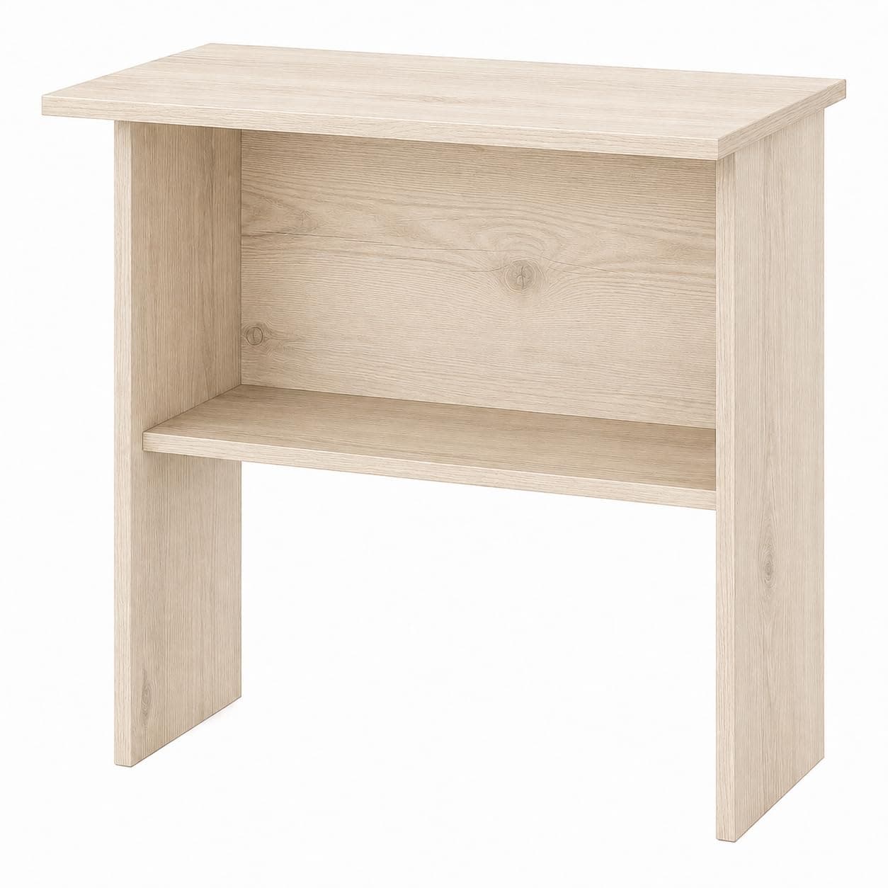 The Wall StudyPro Wooden Laptop Table, 60x40x70 cm Compact Study Desk with Book Storage Shelf, Writing Computer Table for Students, Kids Room & Office (FMFT-Classic Oak)