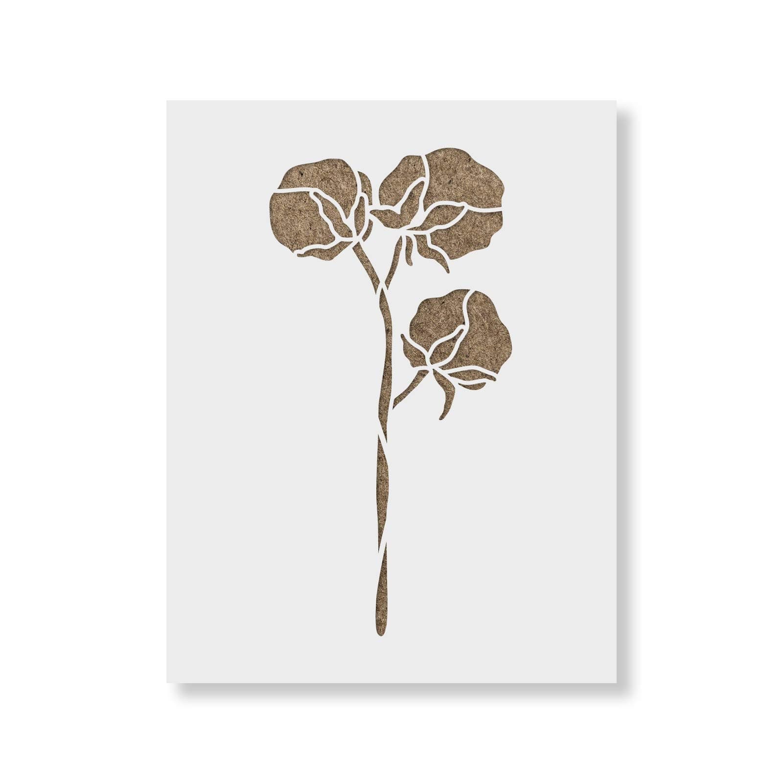 Cotton Stencil - Reusable Stencils for Painting - Create DIY Cotton Home Decor