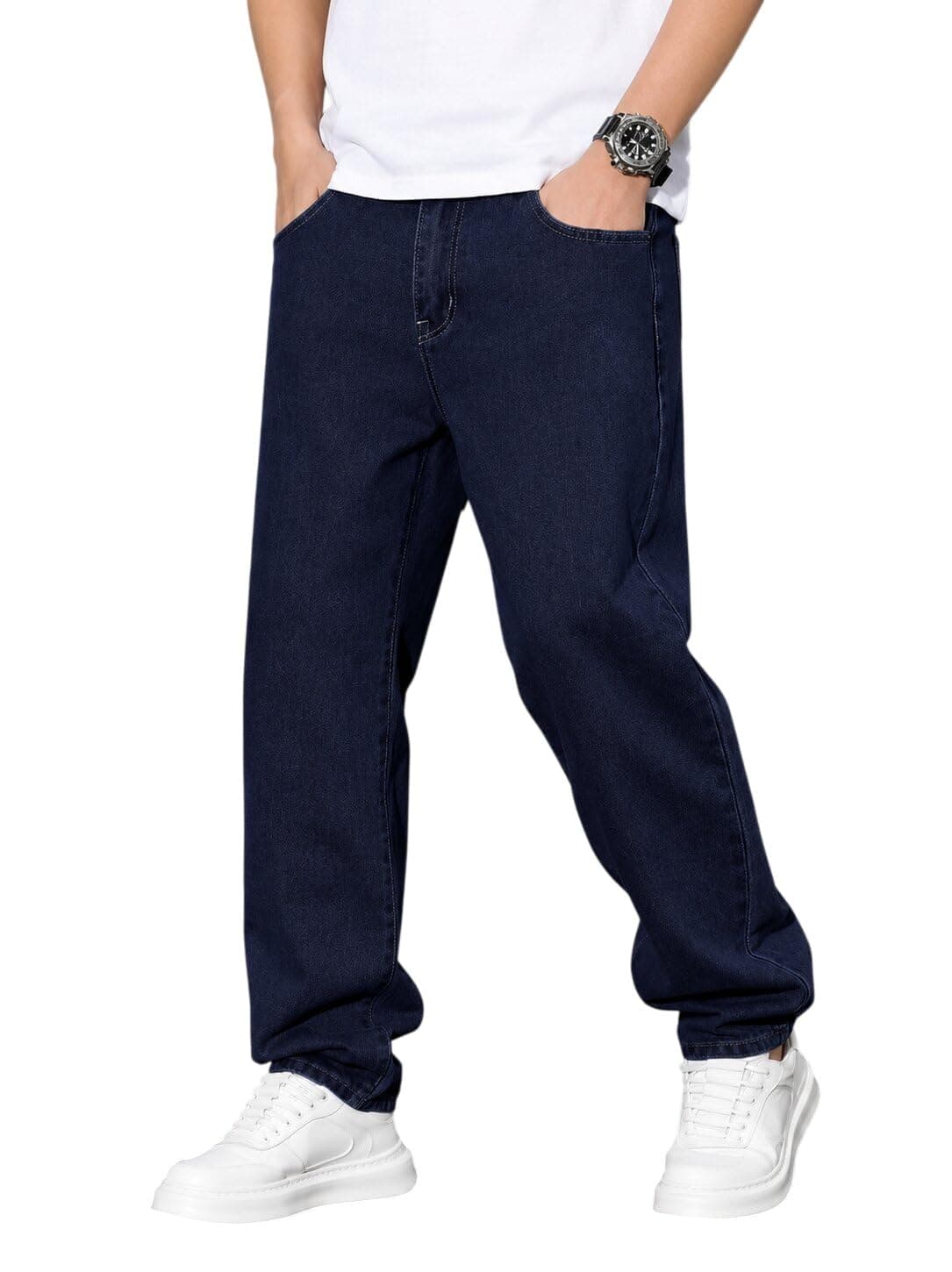 RAGZO Relaxed Fit Mid Rise Jeans Pant for Men