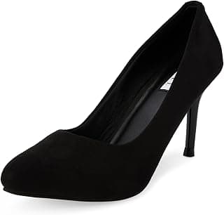 ELLE Women Pointed Toe Stiletto Heel Slip-On Pumps
