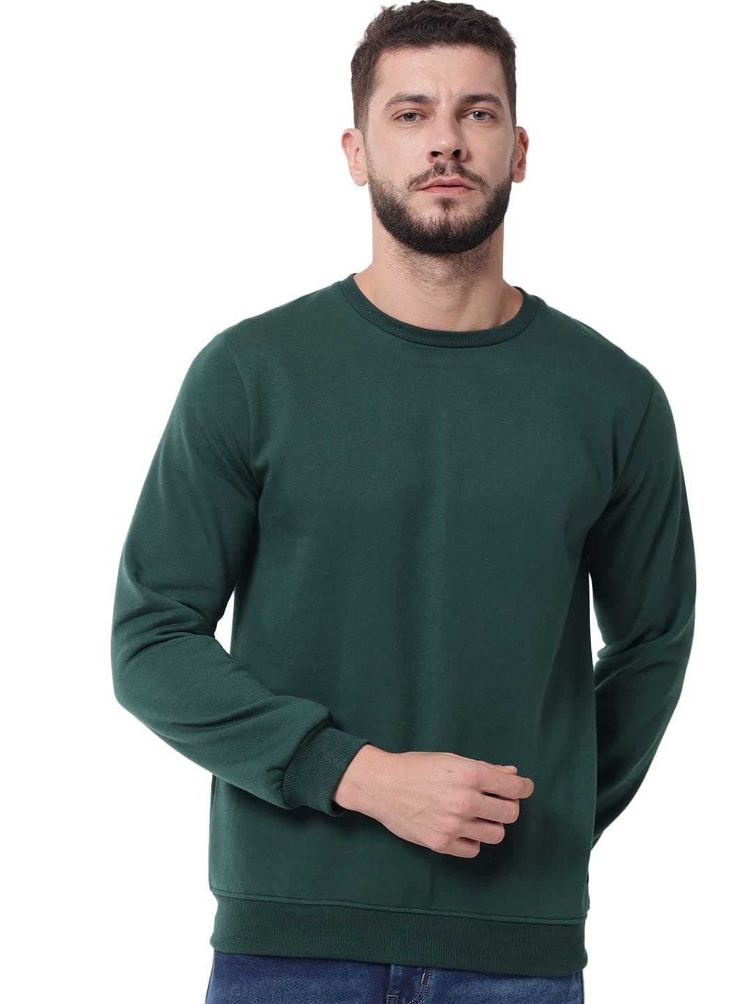 ENDEAVOUR WEAR Men Fleece Crew Neck Sweatshirt