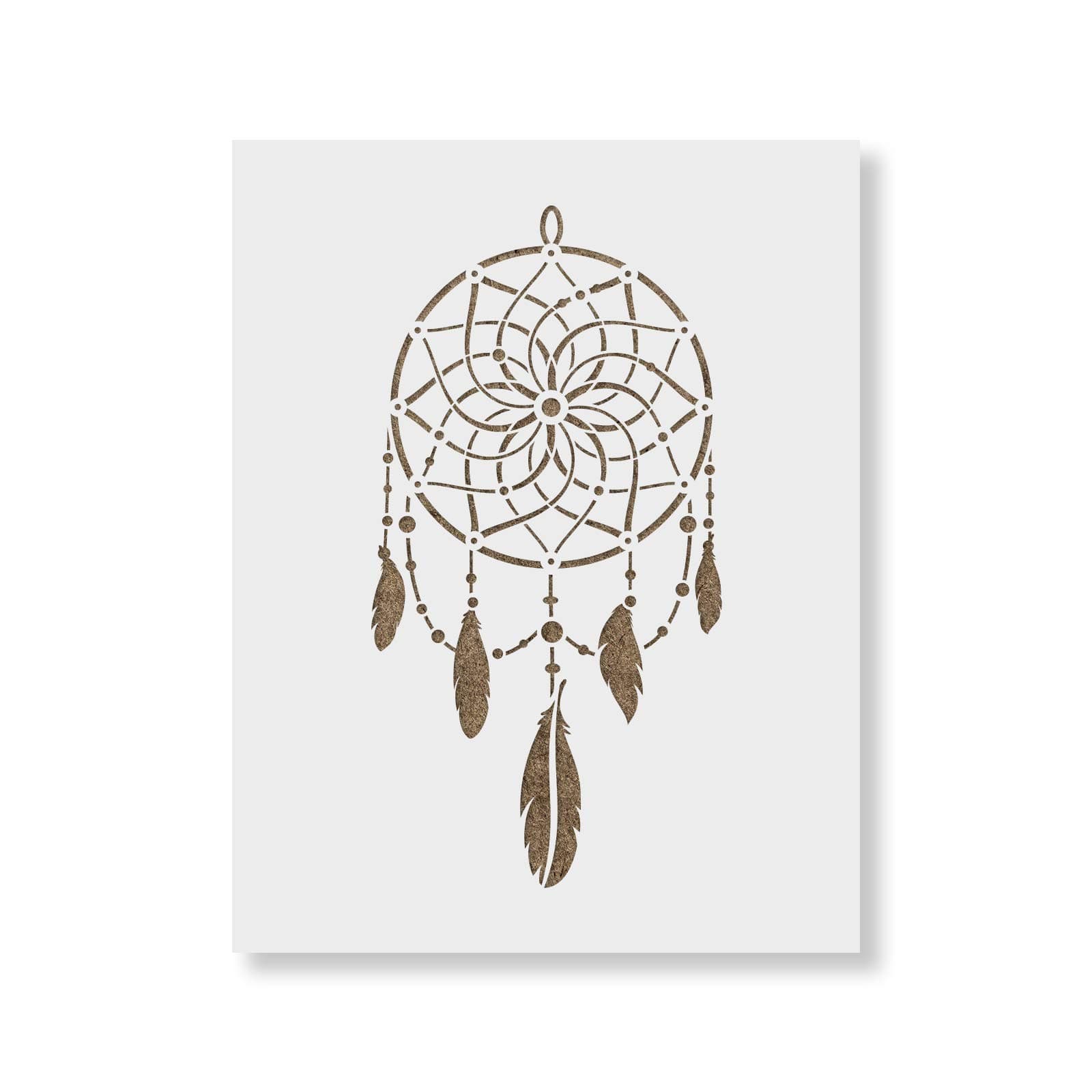 Dream Catcher Stencil Template - Reusable Stencil for Walls and D?cor with Multiple