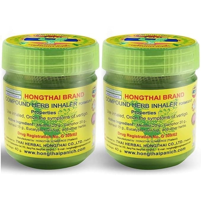TWIN SWAN™ Hong Thai Herbal Inhaler (Pack of 2)