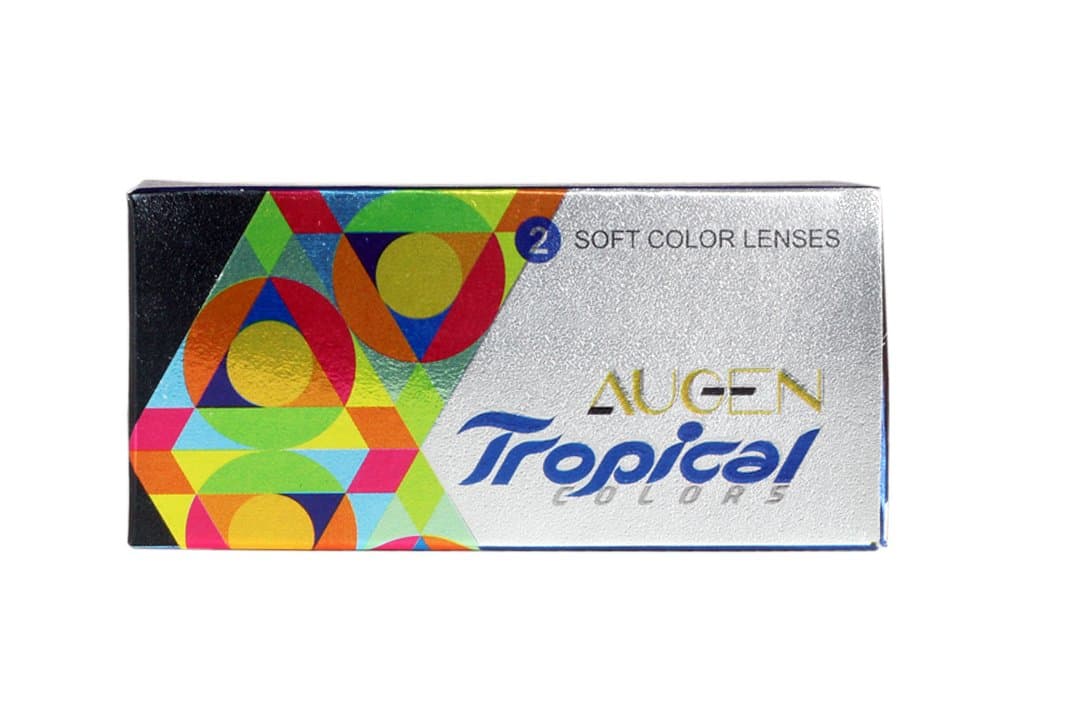 Tropical Colors 3 Month Disposable Contact Lenses - 2 Units (-0.00.Gray)