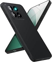 Soezit Designed for Xiaomi Mi 14 5G Back Cover Case (Silicone|Black)