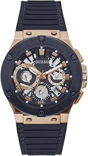 GUESS Round 44mm Navy Dial Analog Men Watch - GW0487G4