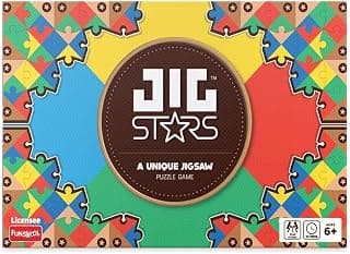 Funskool Games Kid Games, Jigstar, Fun Filled Family Game, A Unique Jigsaw Puzzle Game, 2-4 Players, Ages 6 and Above,