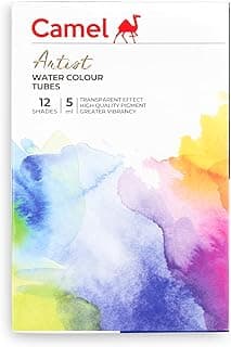 Camel Artist 5ml Water Color Set - 12 Shades (Multicolor)