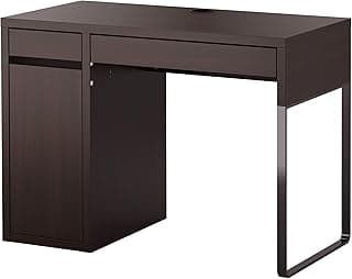 Ikea Micke Melamine Particle Board Finish Desk ( Black Brown)