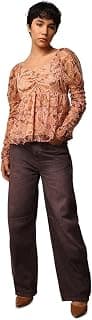 ONLY Women's Polyester Regular Fit T-Shirt